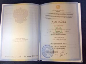 Сертификат Калиновская Илона Мечиславовна